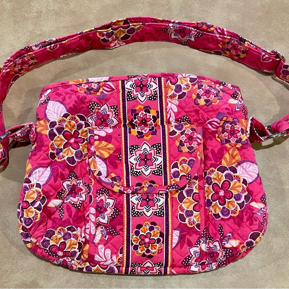 Vibrant Floral Shoulder Bag